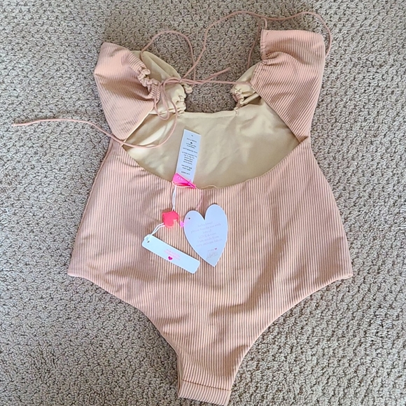 🩱LOLLI RIBBED ONE PIECE SWIMSUIT - Picture 4 of 6